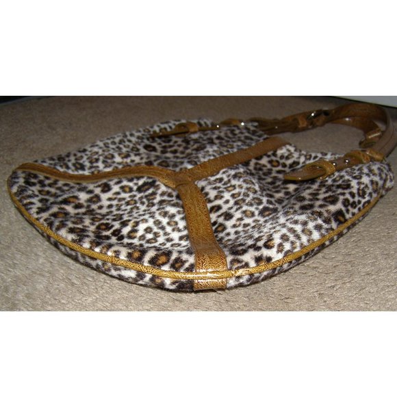 EUC Leopard Print Faux fur bag by SABINA NEW YORK - Picture 9 of 12
